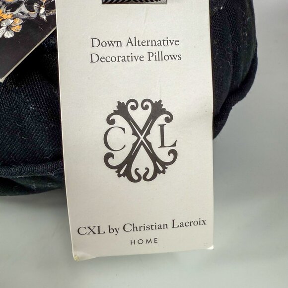 CXL By Christian Lacroix Home Skull Decorative Pillow 100% Cotton Shell - Picture 4 of 7